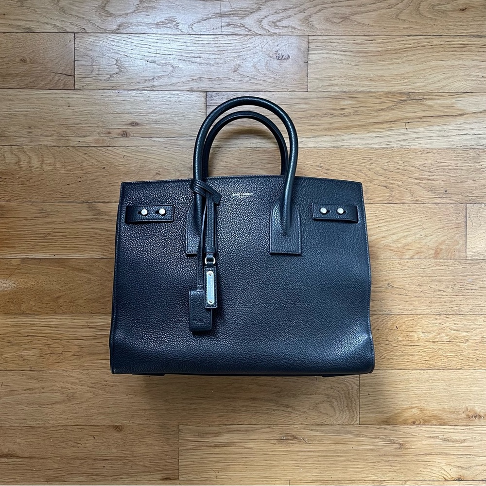 NWT black small Saint Laurent ‘Sac Du Jour’ handbag (O/S)